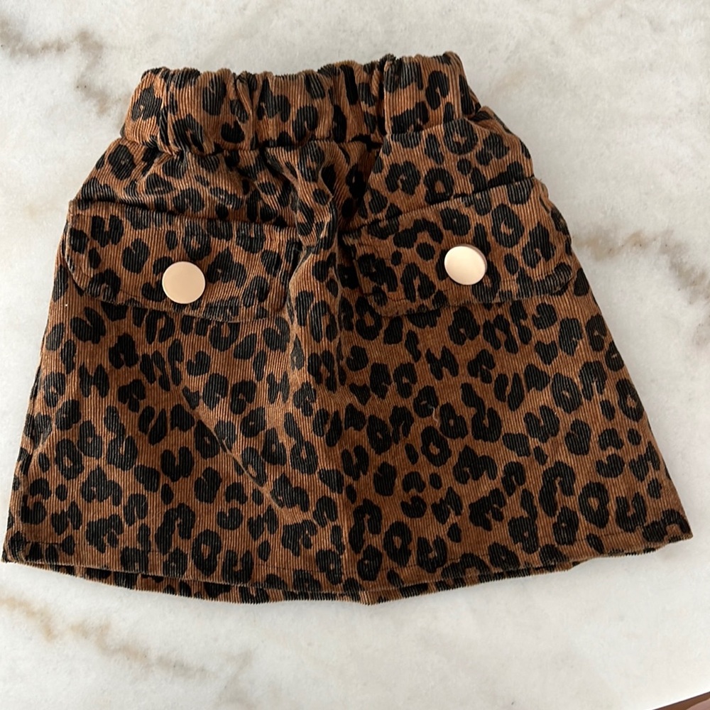 Leopard skirt 18-24 months